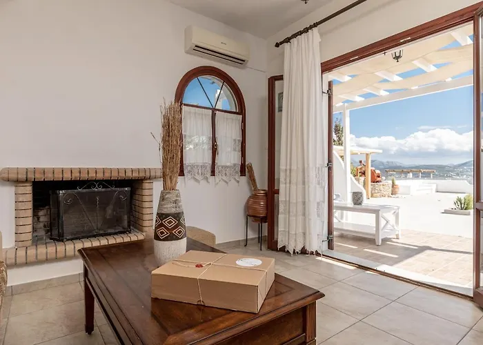 Villa Of Roses In Naxos - Private Villa With Pool