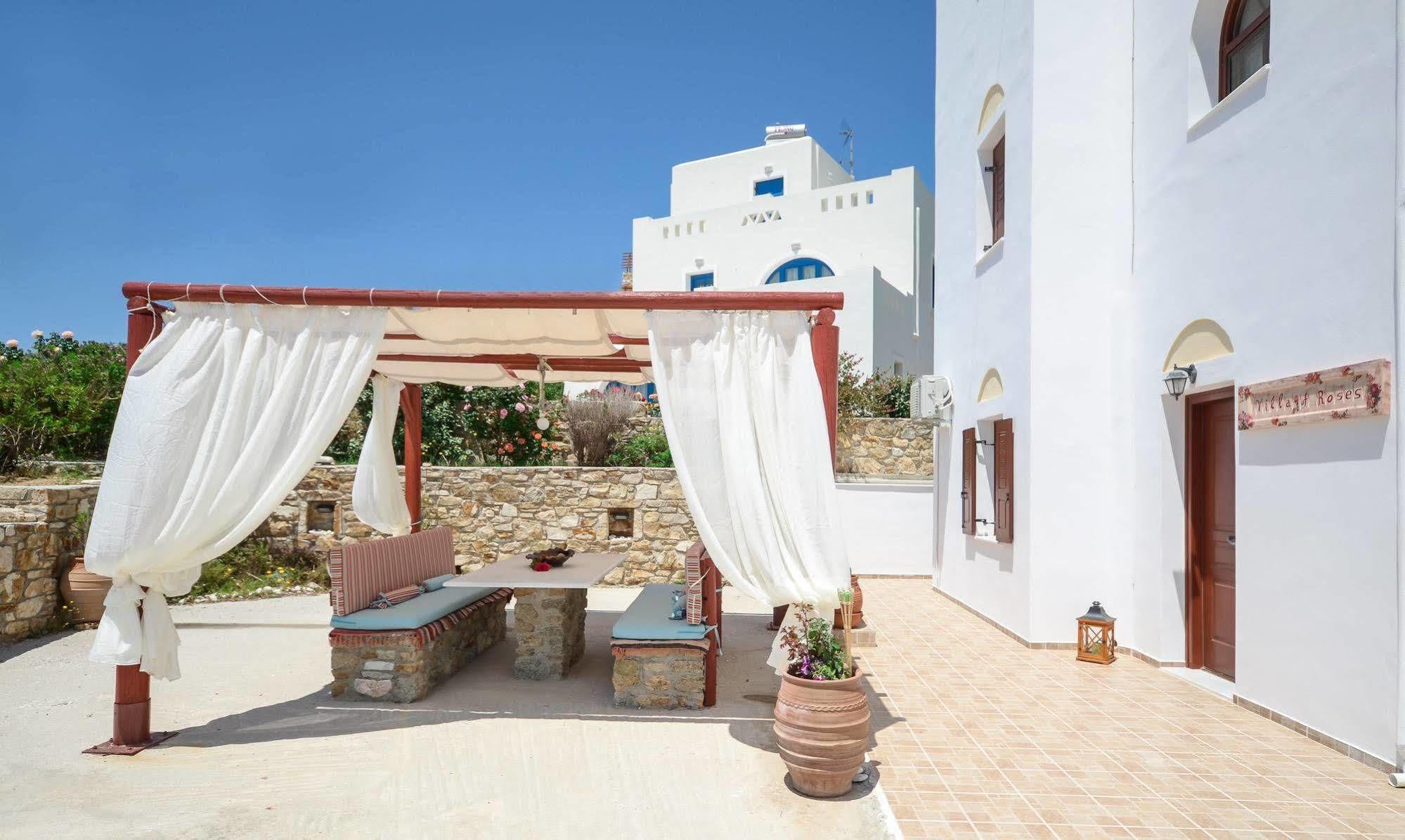 Villa Of Roses In Naxos - Private With Pool
